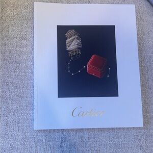 Cartier Catalog with Red and Black Cover